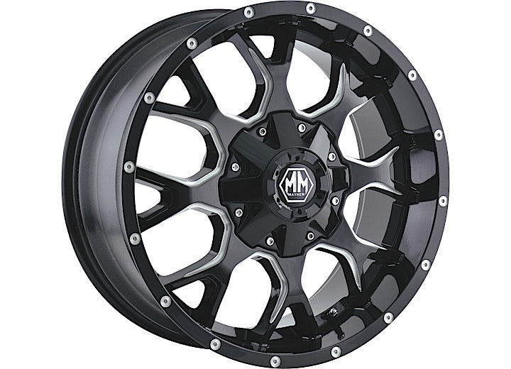Mayhem 20x9 6x139.7 0 mm Offset 6x5.5 with 6x135 Wheel with 108 mm Center Bore - 8015-2937M - image 1