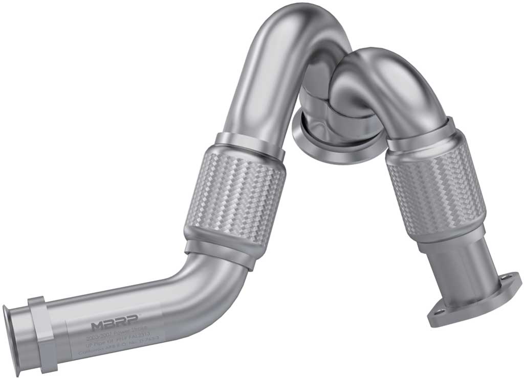 MBRP F-250/F-350 6.0L Powerstroke 4 in Heavy Duty Up-Pipe Kit, Al - FAL2313 - image 1
