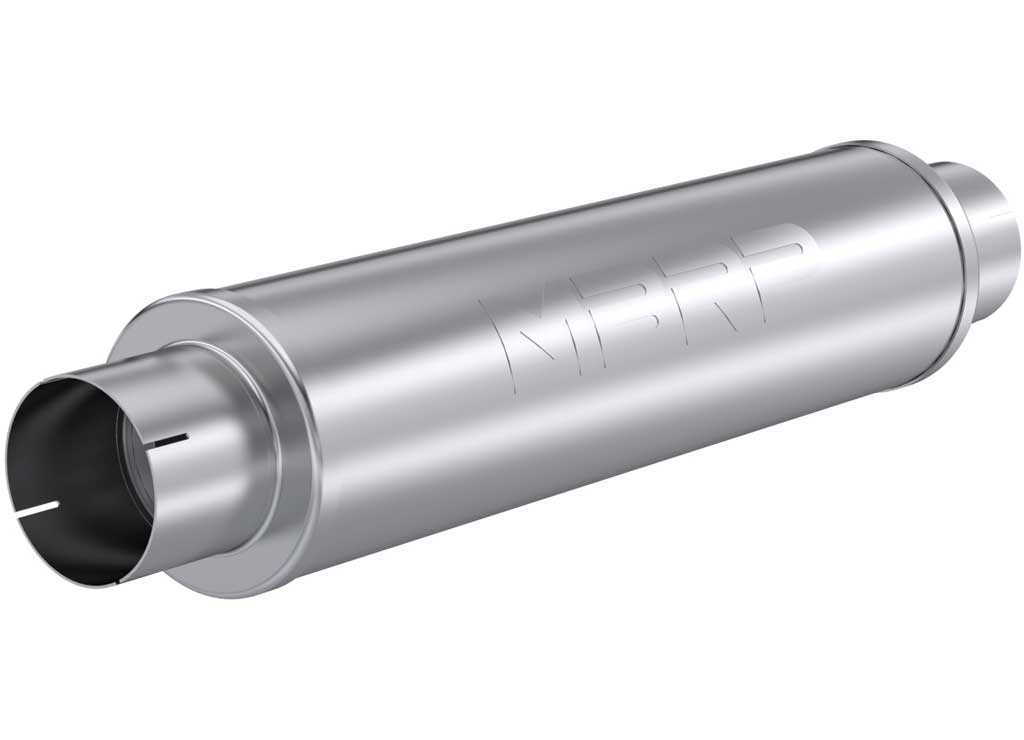 MBRP Universal 4 in Inlet/Outlet, Quiet Tone Muffler, 24 in Body, 6 - M1004 - image 1