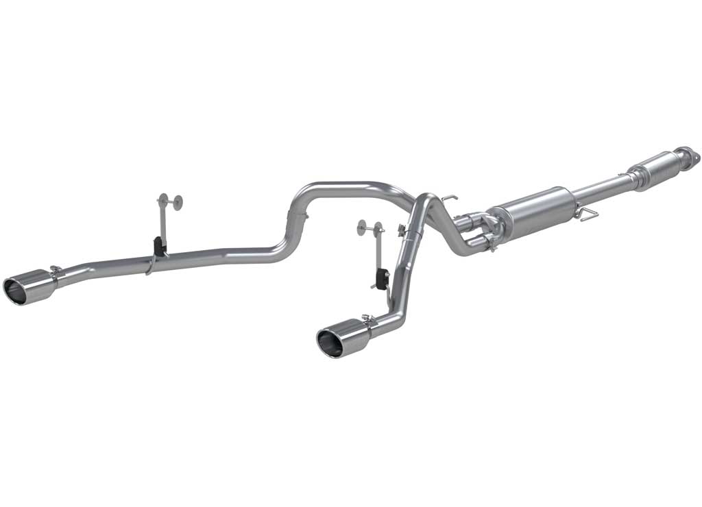 MBRP 2.7L/3.5L Ecoboost 5.0L SS 3 in Cat-Back 2.5 in Dual Split Rear Exhaust for 2021-2026 Ford F-150 - S5215409 - image 1