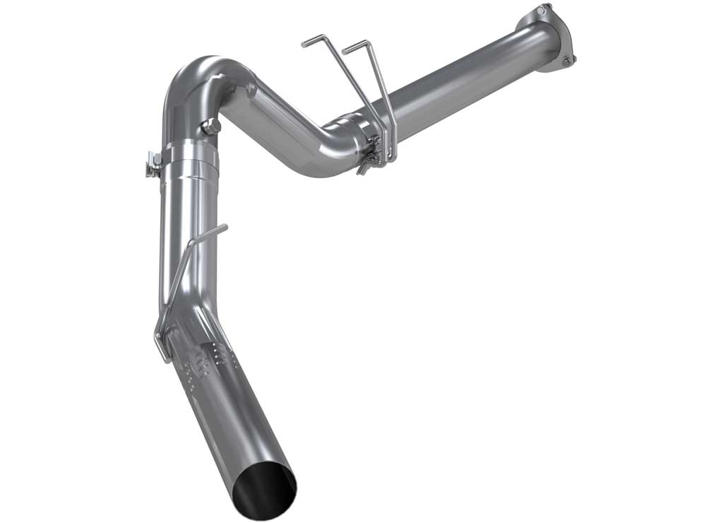 MBRP 2011-2016 F-250, 350 and 450 Aluminized Steel 4 in Filter Back Single Exit, No Muffler, No Tip Systems Tip Outlet Diameter - S6287PLM - image 1
