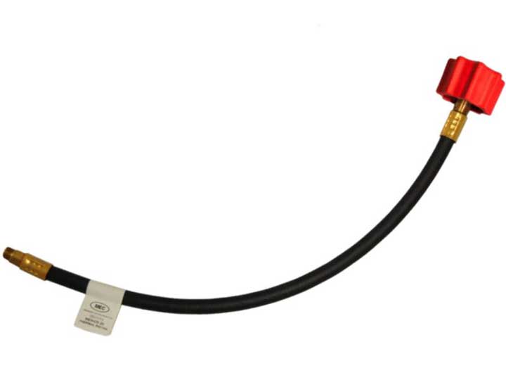 Marshall Excelsior High Flow Thermo Pigtail 1/4 Ininv Flare X Qcc Red 18 in Overall Length Connector - MER425H-18P - image 1