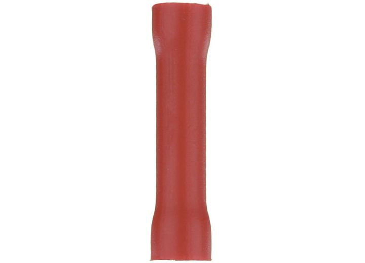 Install Bay Red Vinyl Butt Connector 22-18 Gauge Package Of 100 - RVBC - image 1