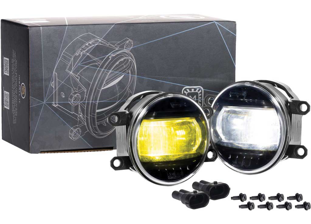 Morimoto Lighting Type T Xb Evo+Fog Lights (White + Yellow and Set), Black - LF093 - image 1