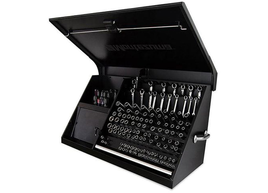 Montezuma 41 in X 18 in Triangle Toolbox, Steel, Black - DX411B - image 1
