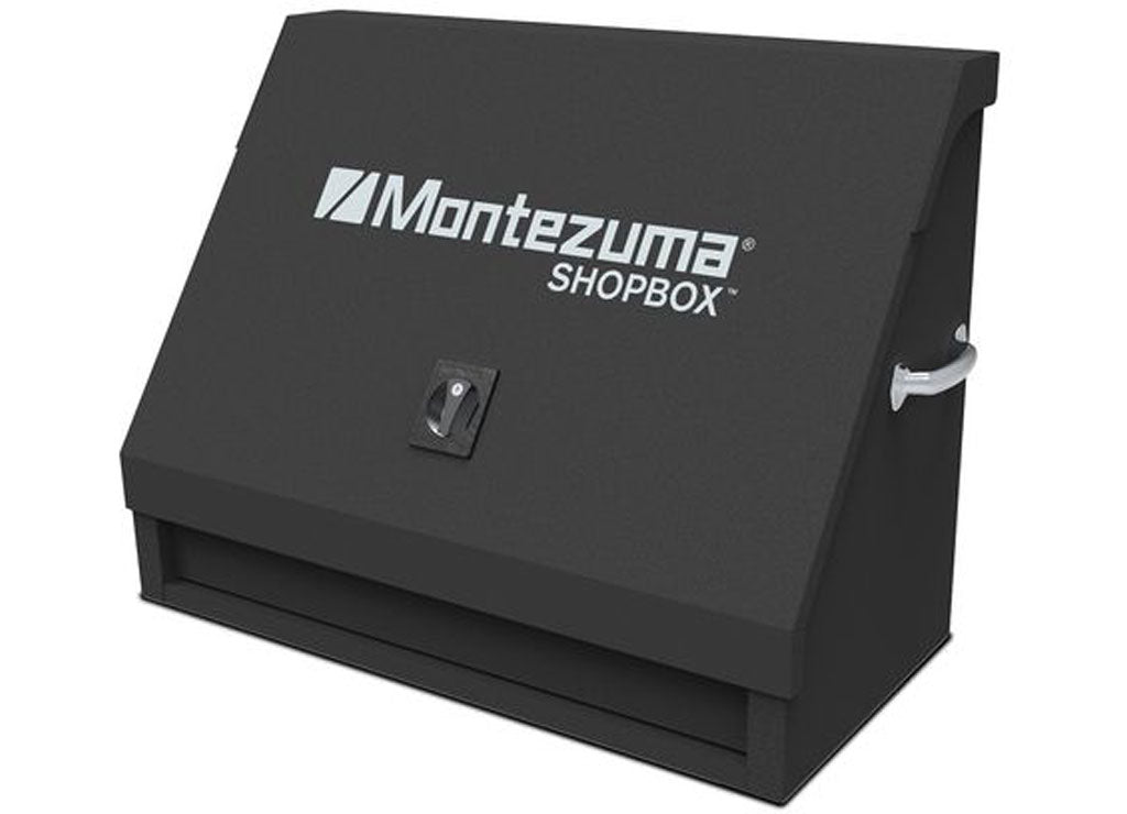 Montezuma 36 in X 17 in Steel Triangle Shop Box With Drawer - SB360DB - image 1