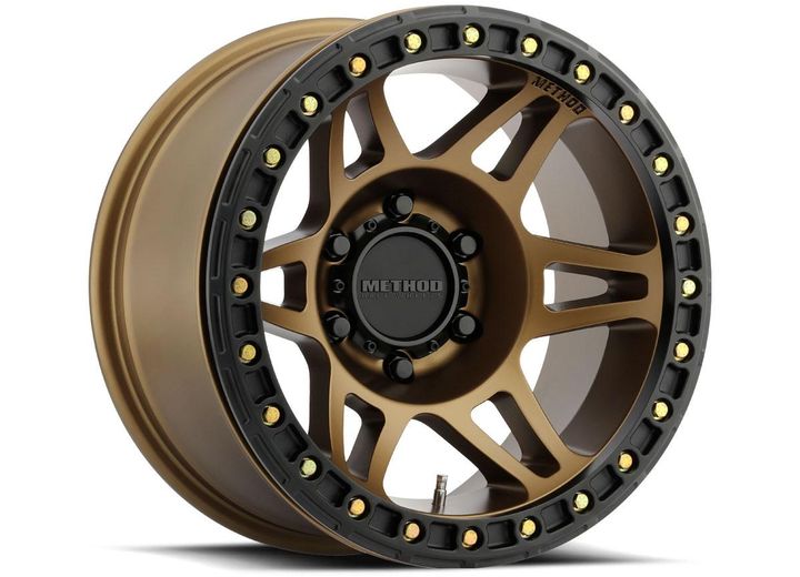 Method Race Wheels MR106 17x9 5x127 44 mm Offset 5x5 Method Bronze with BH-H24125 Wheel with 71.5 mm Center Bore - MR10679050944B - image 1