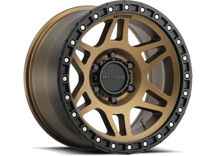 Method Race Wheels MR312 17x8.5 6x135 0 mm Offset Method Bronze with Black Street Loc Wheel with 87 mm Center Bore - MR31278516900 - image 1