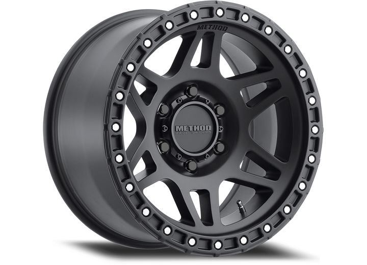 Method Race Wheels MR312 17x9 5x127 12 mm Offset 5x5 Matte Black Wheel with 71.5 mm Center Bore - MR31279050512N - image 1