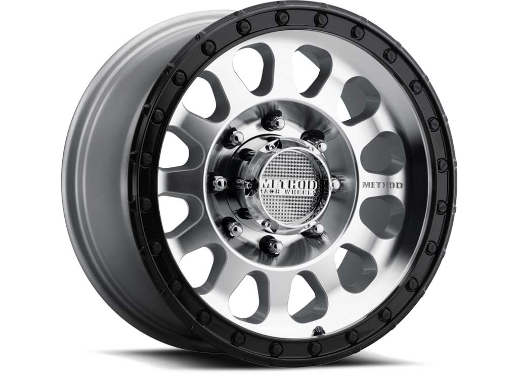 Method Race Wheels MR315 17x9 8x165.1 12 mm Offset 8x6.5, Center Bore, Machined Gloss Black Lip Wheel with 130.81 mm - MR315790801612N - image 1