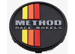 Method Race Wheels Center Cap Yor Stripe 107 mm Snap In, Black - CP-YOR107S - image 1