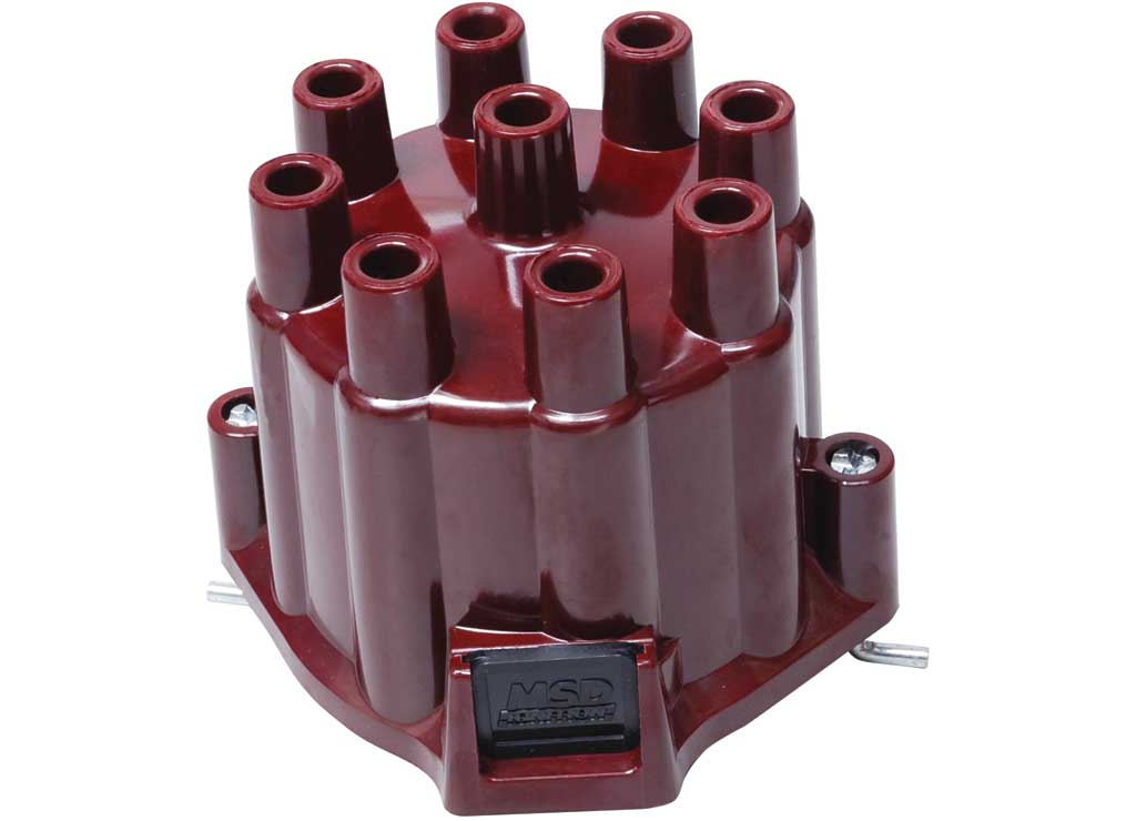 MSD Ignition 1955-1975 Chevelle, Imapala and Bel Air V8 Distributor Cap, Re - 8437 - image 1