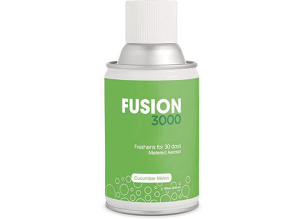 Meyer Shop Supplies Fusion Metered Aerosols Air Freshener, Cucumber Melon, 6.25 oz, 12 Per Carton - FRSMAIRCME - image 1