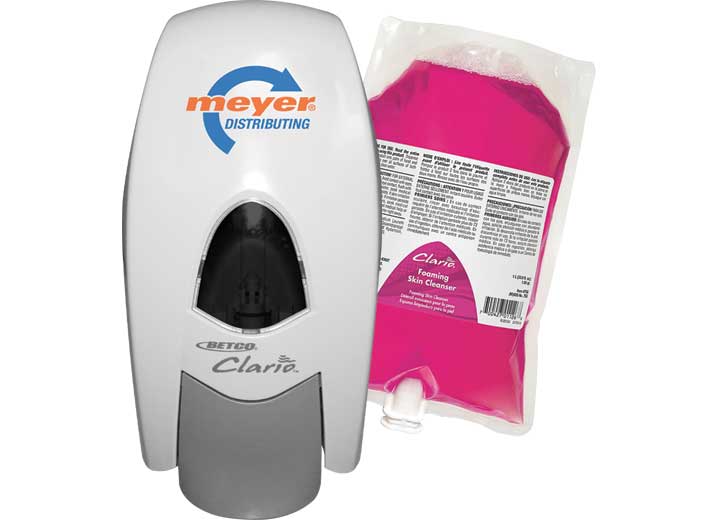 Meyer Shop Supplies Dispenser And Clario Pink Foaming Skin Cleanser/Hand Soap - SOAP-DISPENSER - image 1