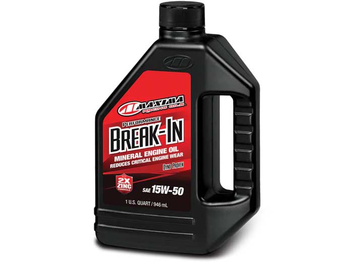 Maxima Racing Oils Performance Break-In Mineral Engine Oil, SAE 15W-50, 1 qt - 39-11901 - image 1