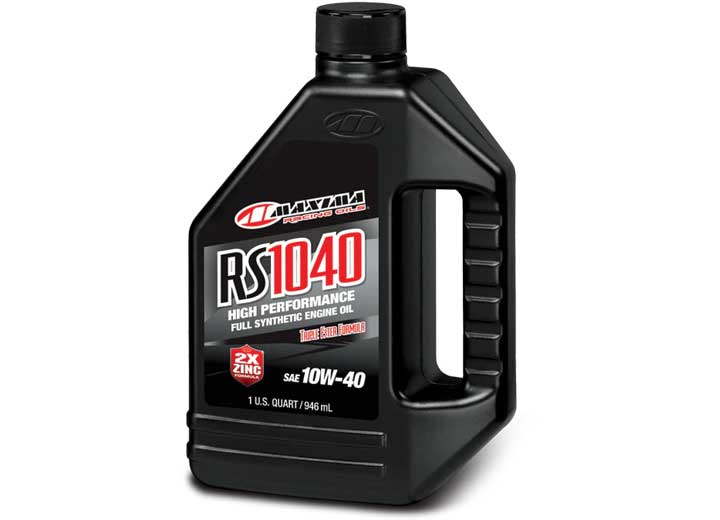 Maxima Racing Oils RS1040 High Performance Engine Oil, SAE 10W-40, Full Synthetic, 1 qt - 39-16901 - image 1