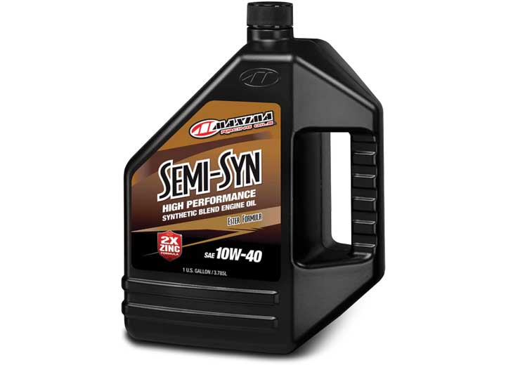 Maxima Racing Oils Semi-Syn High Performance Engine Oil, SAE 10W-40, 1 gal - 39-349128B - image 1