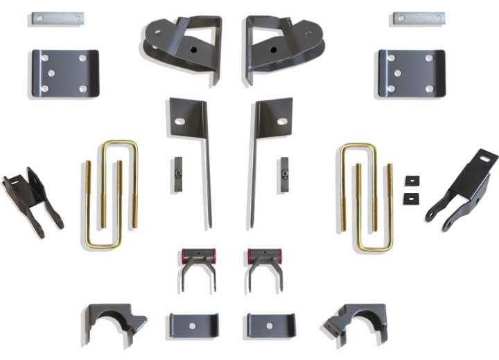MaxTrac 2019-2023 Silverado, Sierra 1500 2WD and 4WD 4 in Flip Kit With Sensor Provisions & Shock Extenders - 201940MR - image 1