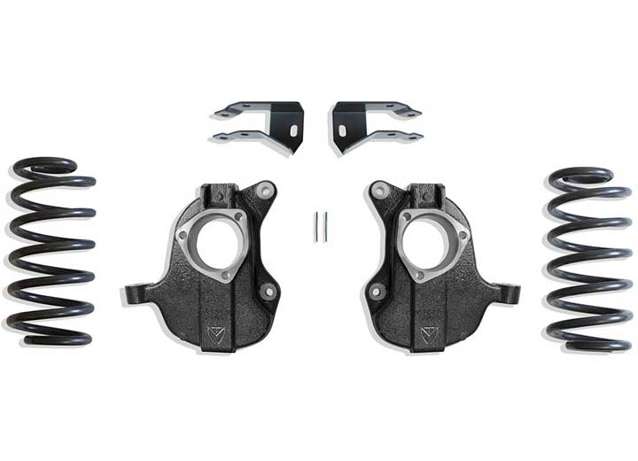 MaxTrac 2015-2020 Escalade, Suburban and Tahoe, Yukon 2WD 2/3 in Lowering Kit With Spindles - KC331623 - image 1