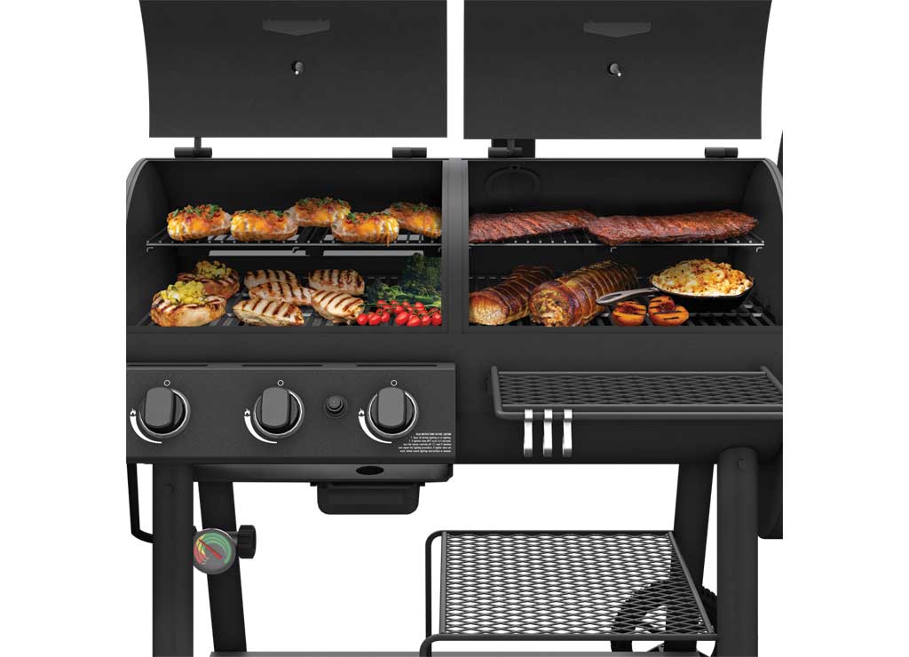 Oklahoma Joe's Smokers 's Canyon Combo Dlx Charcoal and Gas Smoker and Grill - 24203005 - image 1