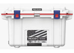 Pelican 70 qt Personal Cooler AMERICANA250 Rd/White - 70Q-6-AMERICANA250 - image 1