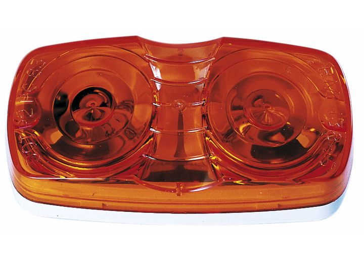 Peterson Manufacturing Amber Indouble Bubblein Pc-Rated Clearance And Side Marker Light - M138A - image 1