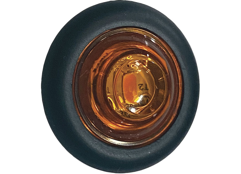 Peterson Manufacturing 3/4 in Pc-Rated LED Clearance, Side Marker Light Amber - V177A - image 1