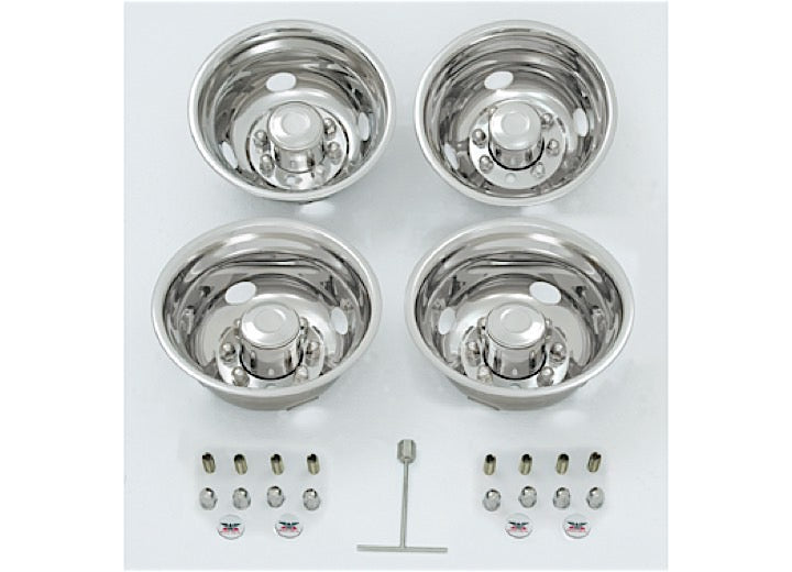 Phoenix USA Trailer Dual Wheel 16 in/16.5 in 8Lug 4Hh Dotliner Simulator Set - NDT165 - image 1