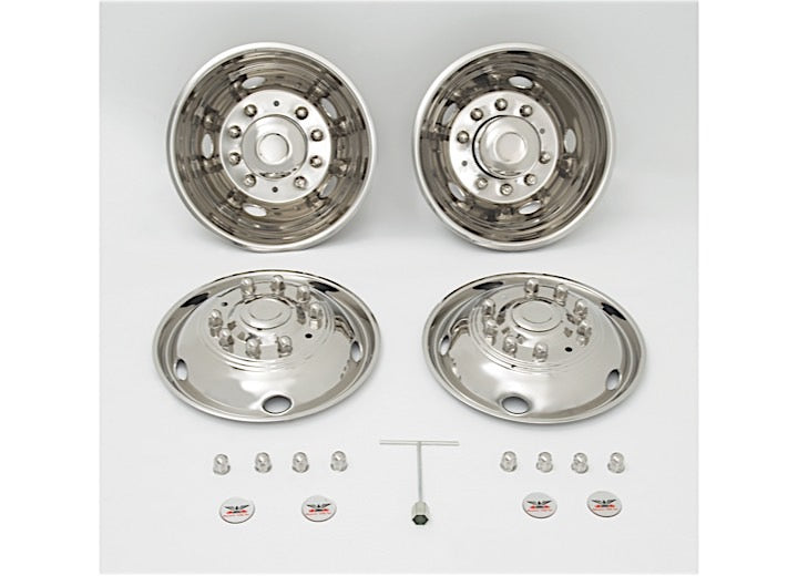 Phoenix USA 2005-2021 Ford F-450/F-550 19.5 in 10Lug 5Hh Dotliner Simulator Set - NF25 - image 1
