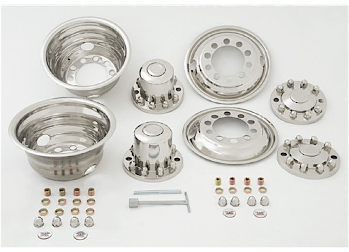 Phoenix USA 22.5 in X 7.5 in/8.25 in 10Lug 2Hh 285 mm Bc Hub Pilot Dot Simulator Set, Natural - NH252 - image 1