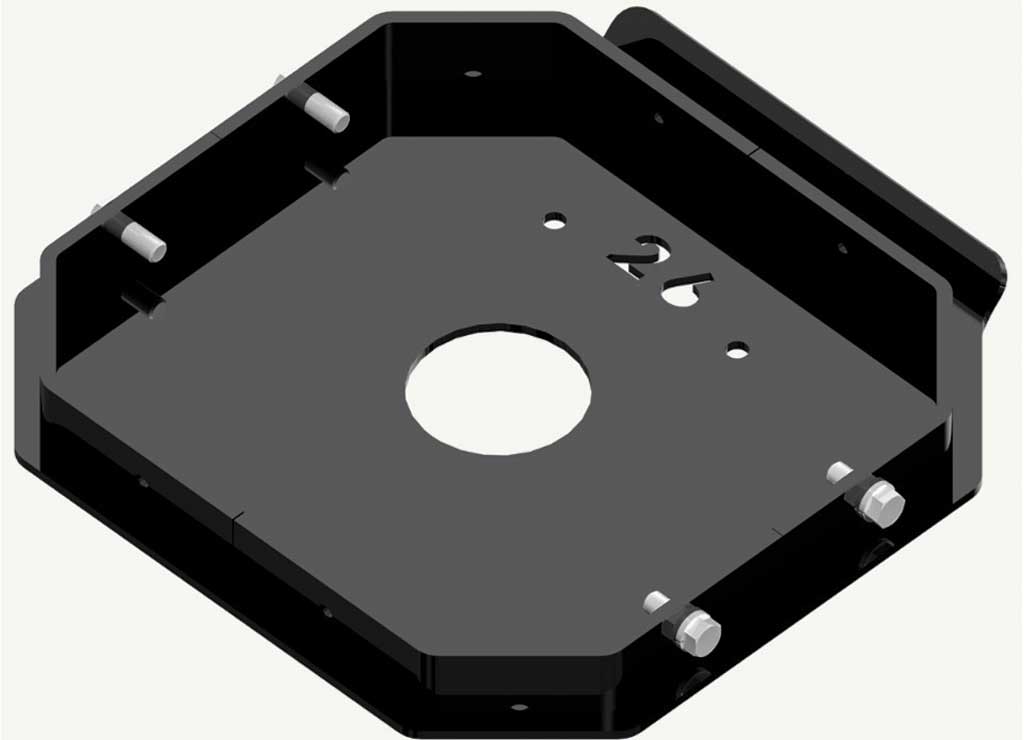 PullRite Quick Connect Capture Plate For Lippert Helux Wedge - 331725 - image 1
