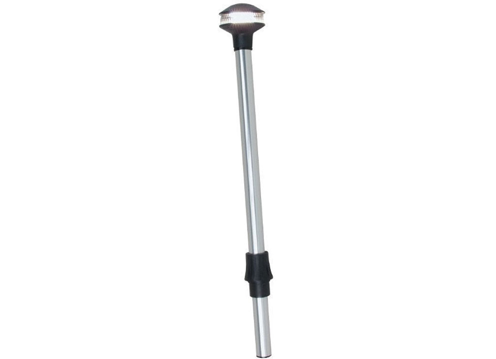 Perko Inland-Series White All-Round Pole Light, 48" Height, 5° Rake - 1445DP6CHR - image 1