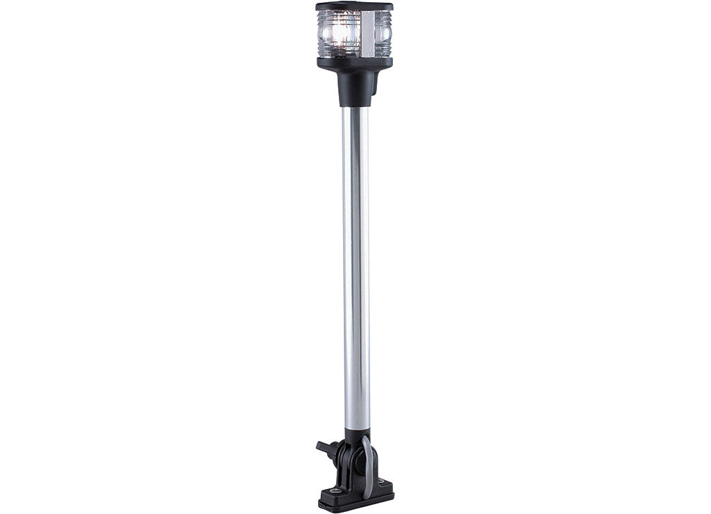 Perko 12V Vertical-Mount Fold-Down Combination Masthead, White All-Round Light, 14" Height - 1184DP0CHR - image 1