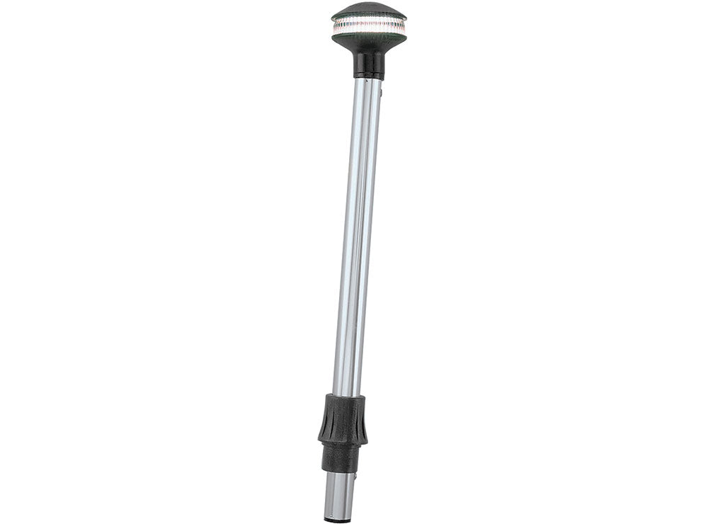 Perko Inland-Series White All-Round Pole Light, 24" Height, 5° Rake - 1445DP2CHR - image 1