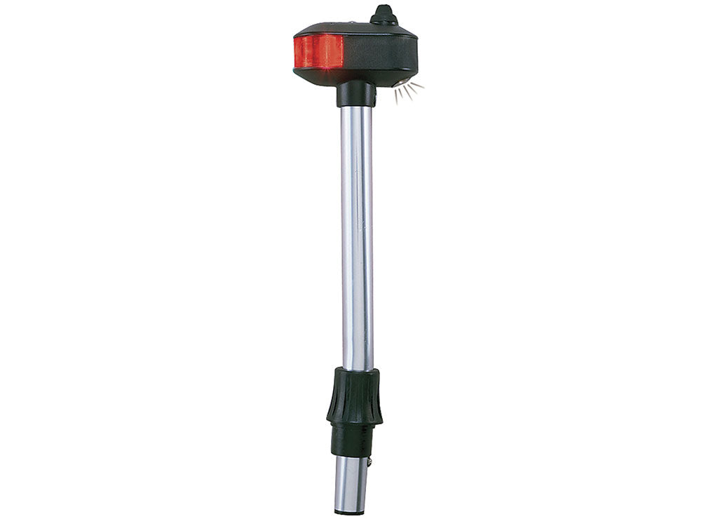 Perko Removable Bi-Color Pole and Utility Light, 12" Height, 5° Rake - 1422DP2CHR - image 1