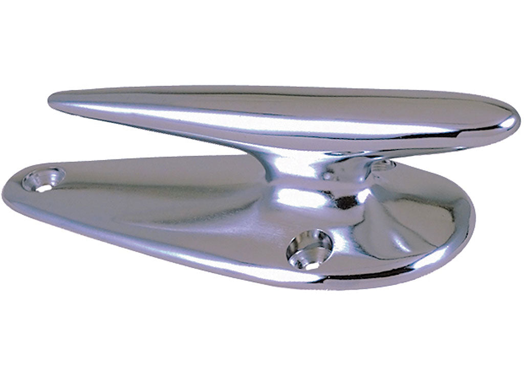Perko Streamline Closed Base Cleat, 4.5", Chrome-Plated Zinc Alloy Cleat - 0566DP4CHR - image 1