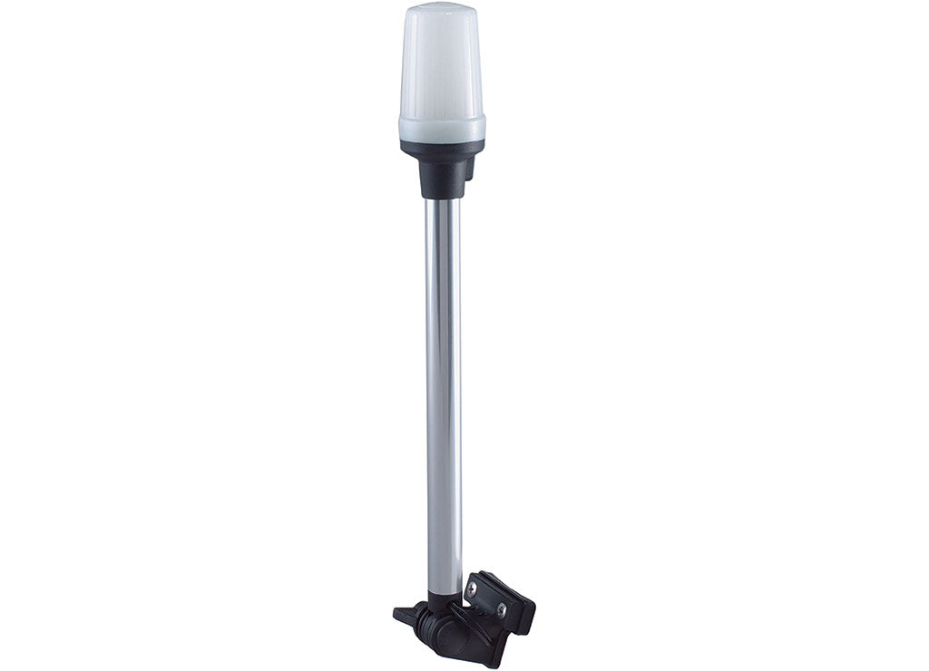 Perko 12V Fold-Down White All-Round Light, 15-3/8" Height - 1134DP0CHR - image 1