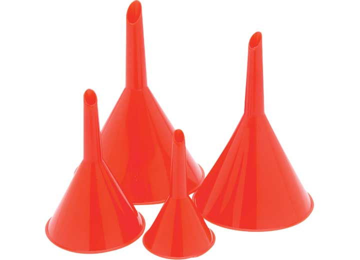 Performance Tool 4-Piece Plastic Funnels - 1144 - image 1