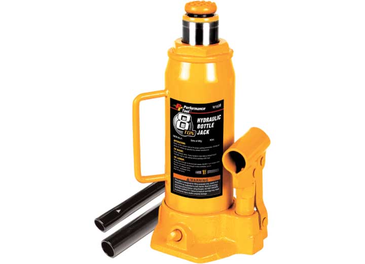 Performance Tool 8 Ton Hydraulic Bottle Jack - W1628 - image 1