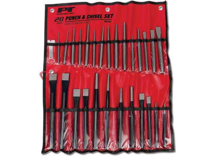 Performance Tool 28-Piece Punch And Chisel Set - W754 - image 1