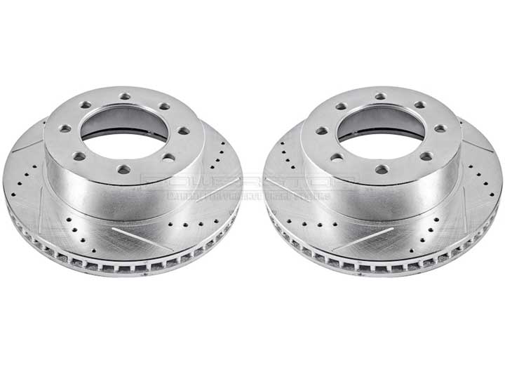 Power Stop Evolution Drilled & Slotted Rotors - AR8771XPR - image 1