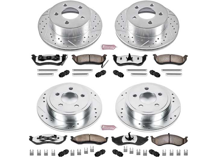 Power Stop Z36 Truck and Tow Brake Upgrade Kits for 2003-2006 Wrangler - K2154-36 - image 1