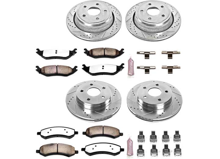 Power Stop Z36 Truck and Tow Brake Upgrade Kits, Chrysler, Dodge, Ram - K2164-36 - image 1