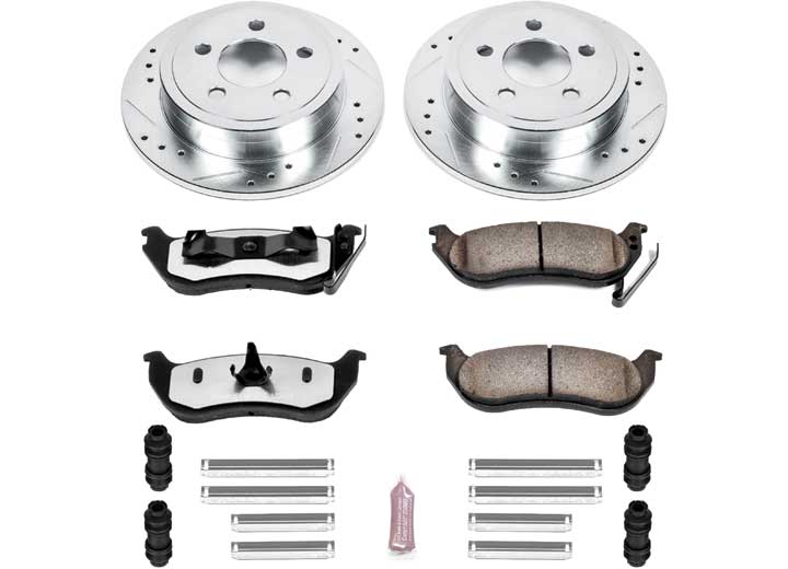 Power Stop Z36 Truck and Tow Brake Upgrade Kits for 2003-2007 Liberty, 2003-2006 Wrangler - K2197-36 - image 1