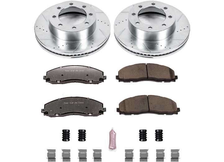Power Stop Front Truck And Tow Brake Kit Box 1, Metallic - K6403-36 - image 1