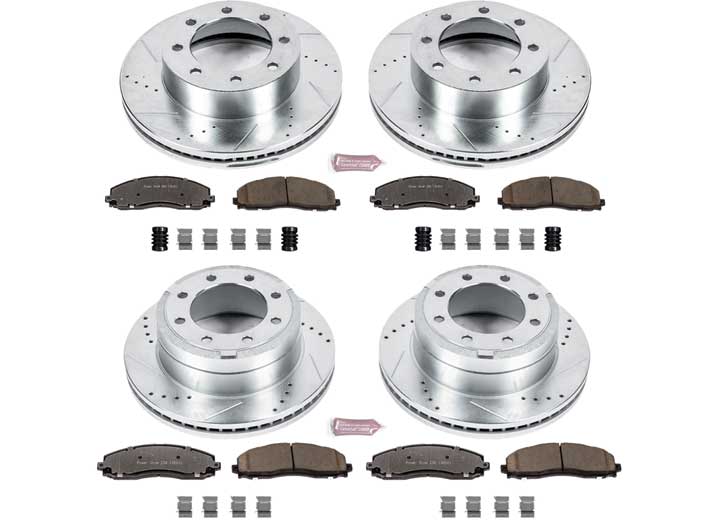 Power Stop Z36 Truck and Tow Brake Upgrade Kits for 2012-2022 F-250 Super Duty, 2013-2022 F-350 - K6405-36 - image 1