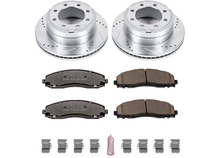 Power Stop Z36 Truck and Tow Brake Upgrade Kits for 2012-2022 F-250 Super Duty, 2013-2022 F-350 - K6407-36 - image 1