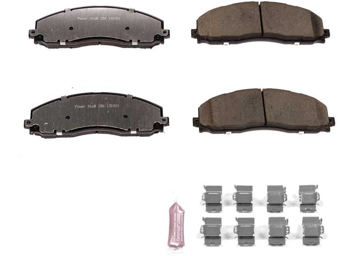 Power Stop Z36 Truck & Tow Carbon Fiber-Ceramic Brake Pads - Z36-1680 - image 1