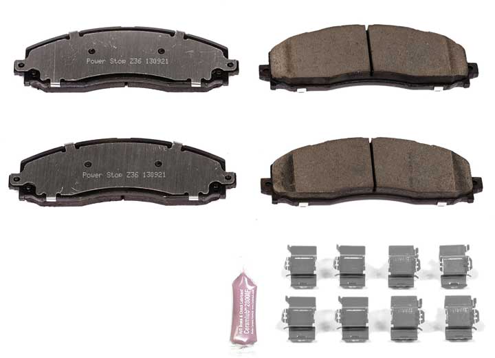 Power Stop Z36 Truck & Tow Carbon Fiber-Ceramic Brake Pads - Z36-1691 - image 1
