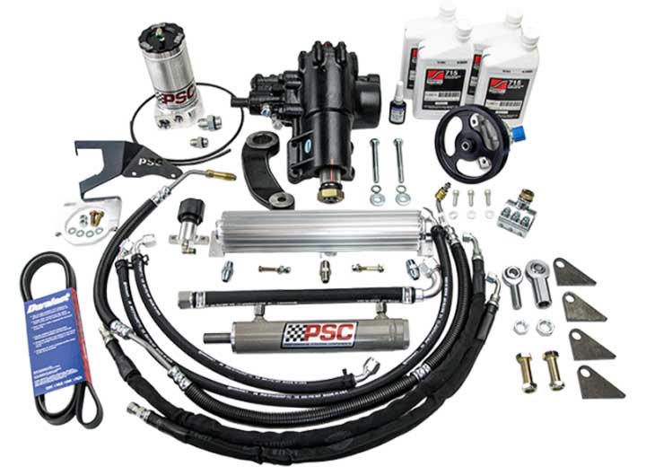 PSC Motorsports 07-11 Wrangler 3.8L Egh Engine Cylinder Assist Steering Kit With The Big Bore Xd Steering Gear - SK688R38JP1-6.75W-1.75 - image 1